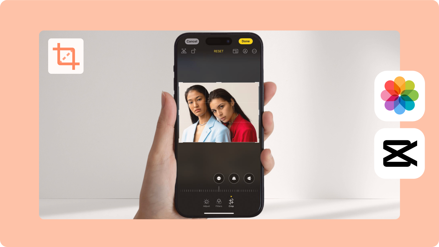 كيفية اقتصاص الصور على iPhone