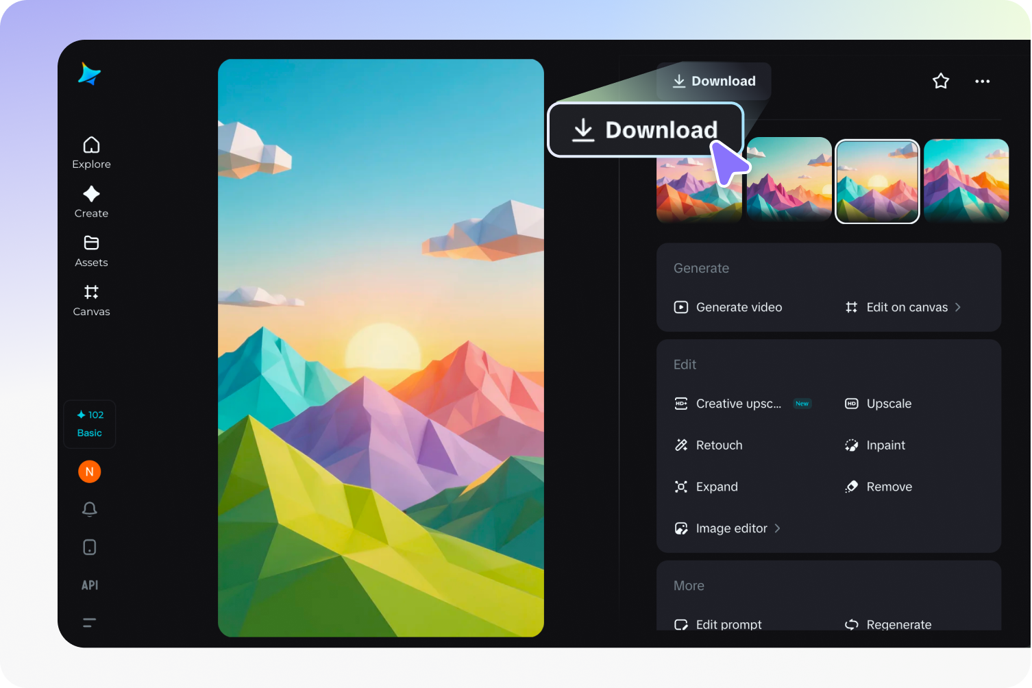  Mag-download ng low-poly na likhang sining