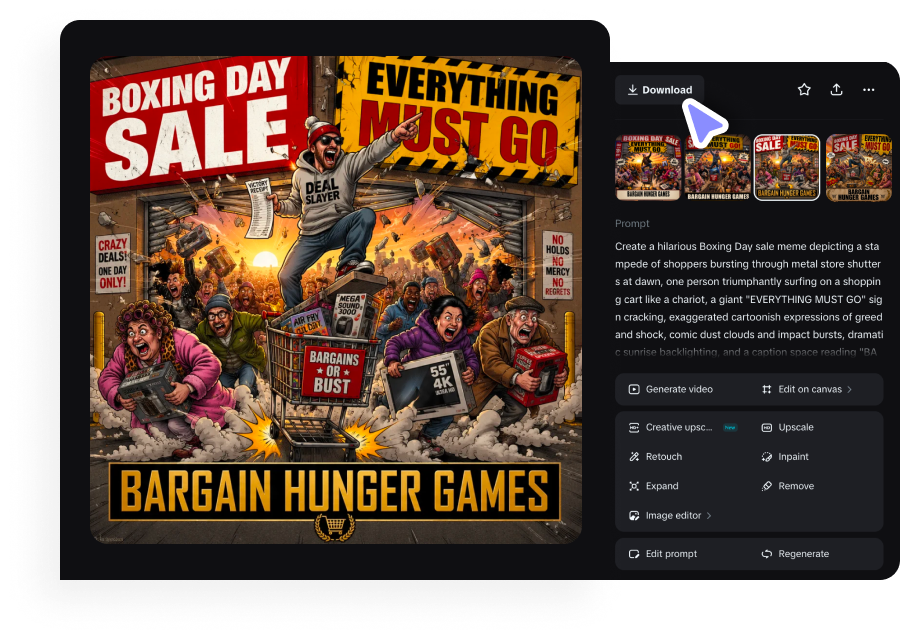 Preview, refine, and download