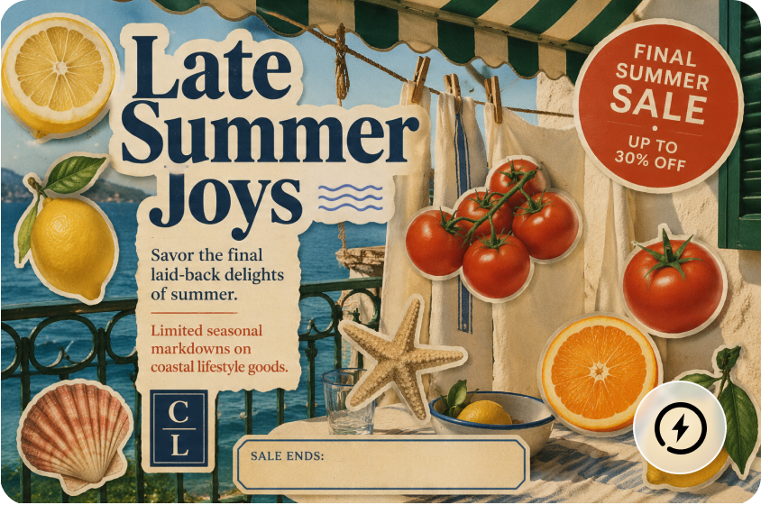 Create sales graphics in minutes 