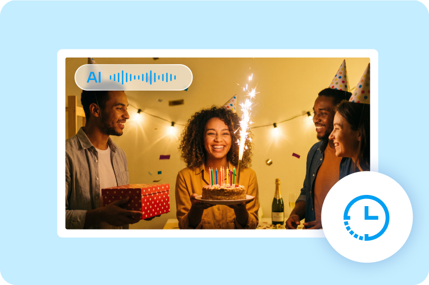 Customize shareable video in minutes