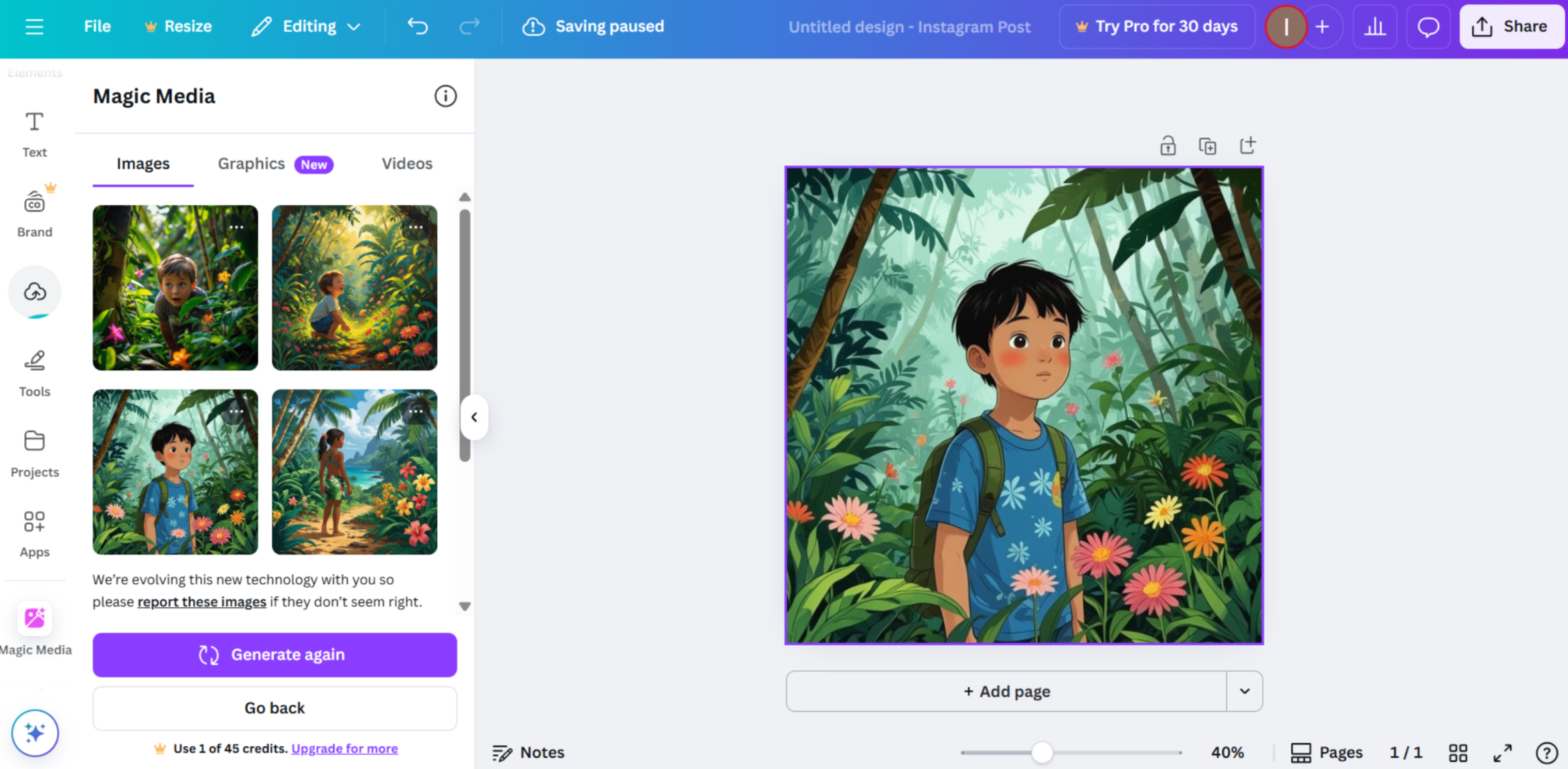 Canva - kısıtlamasız popüler yapay zeka görsel oluşturucuları