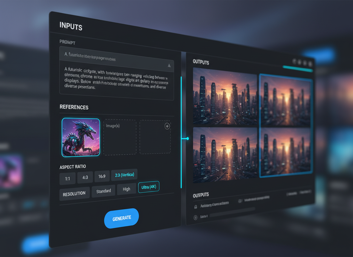 Sample output thumbnail: e‑commerce lifestyle montage—consistent labels and tones across everyday settings.