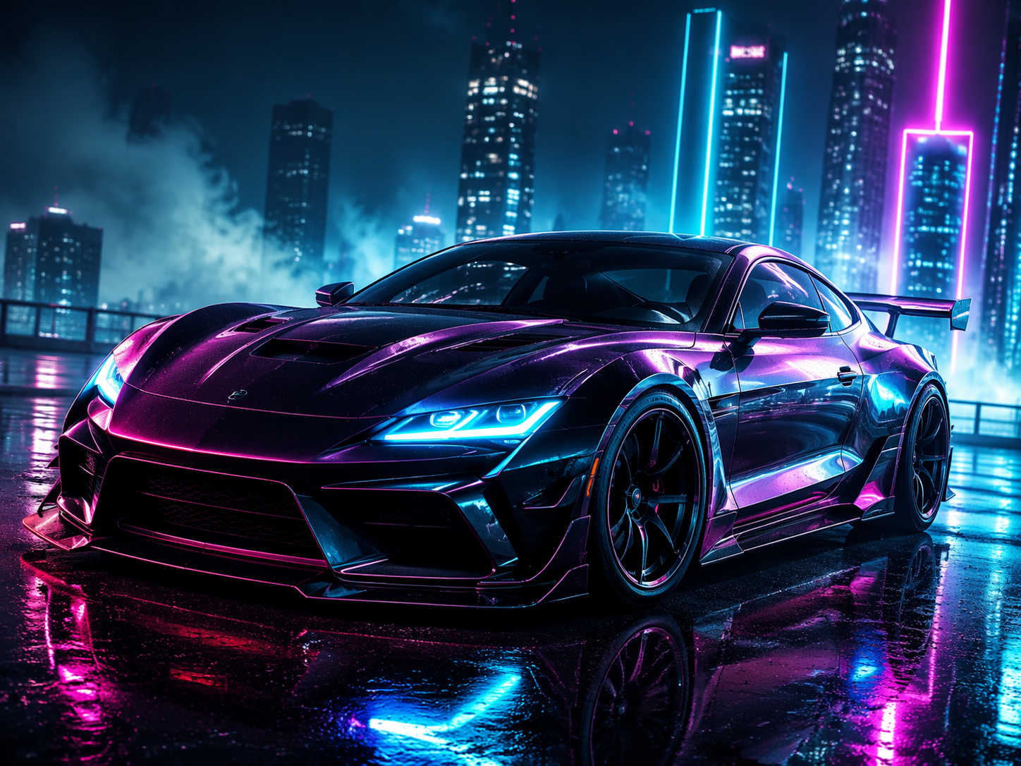 Dreamina Gemini Supra auto prompt esempio 2