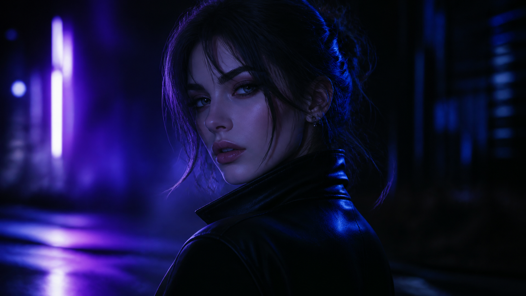 Cold Neon AI Filter hero image