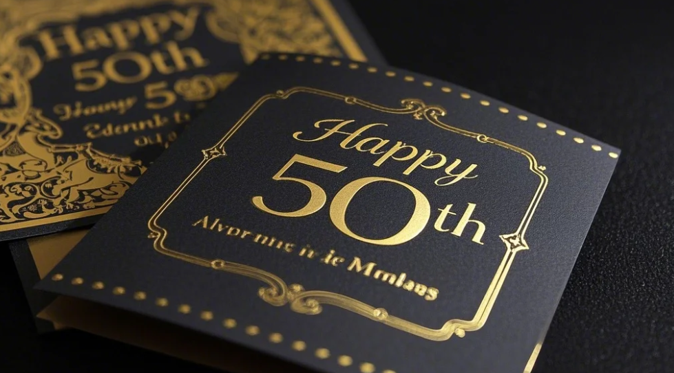 50th birthday card