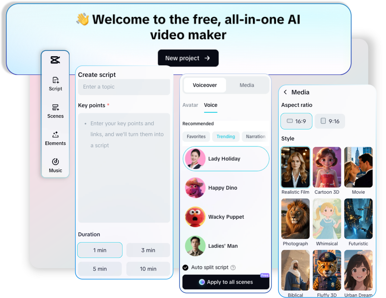 Générer des vidéos en ligne instantanément