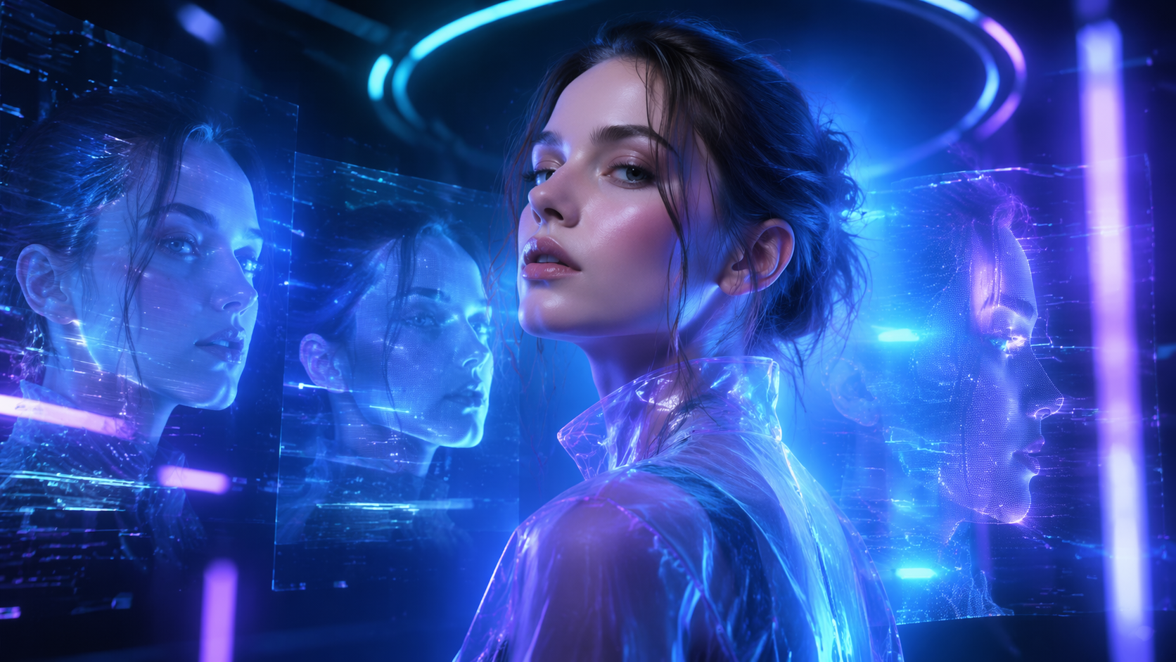 Dreamina 3D hologram filter hero image