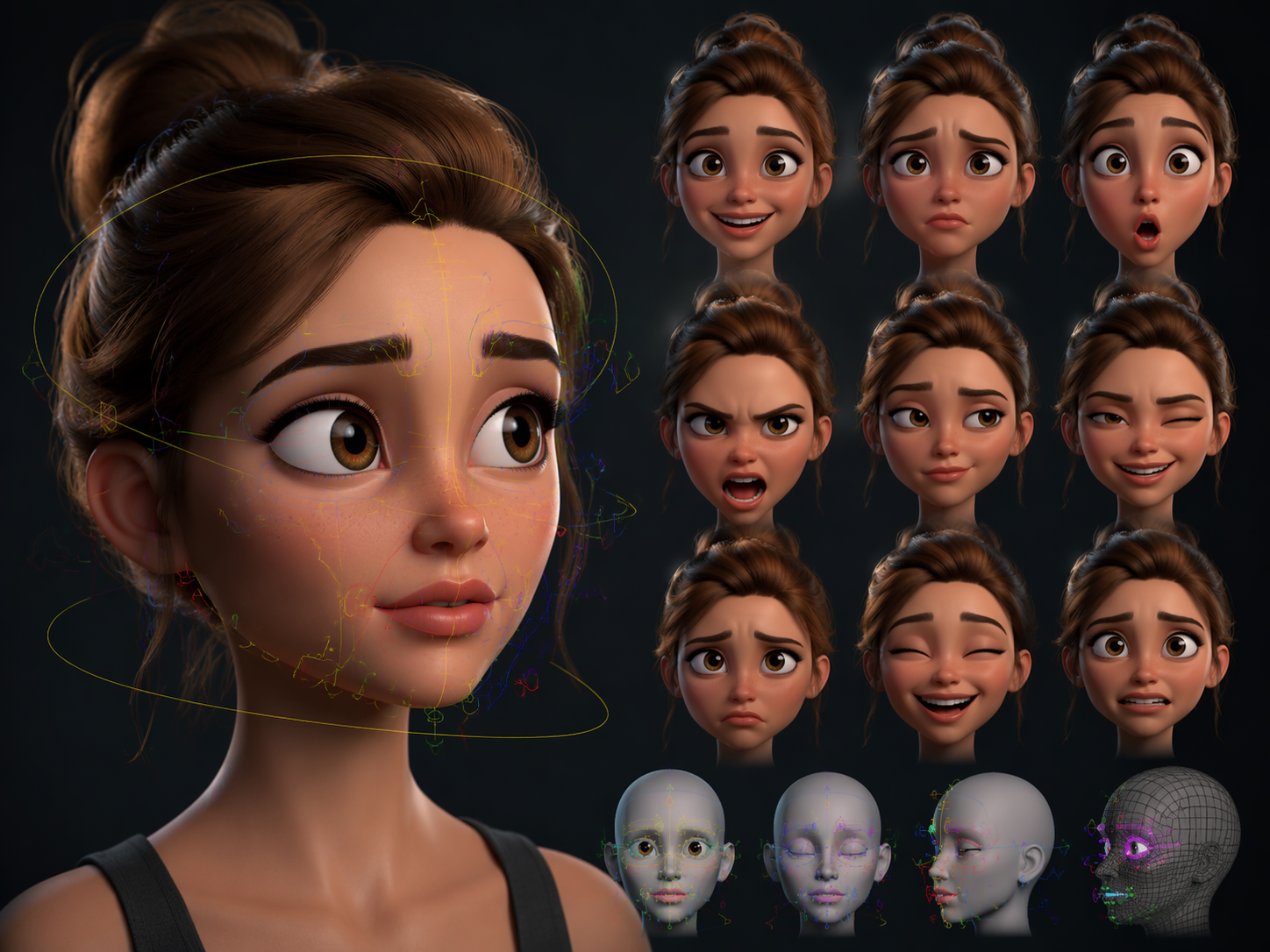Dreamina 3D character lip sync AI prompt example 3