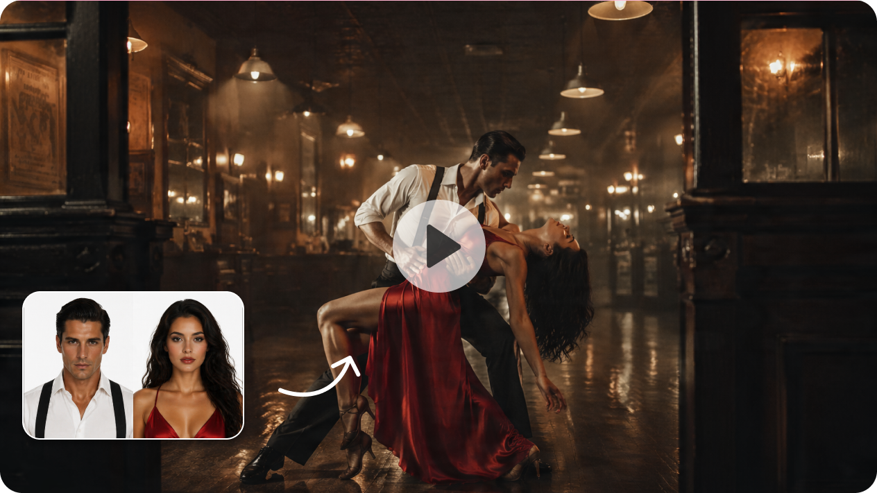 Generate a couple dance video from your own photos