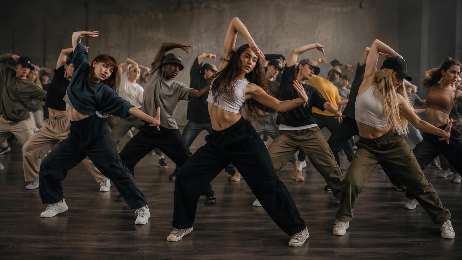 group dance generator AI template cover