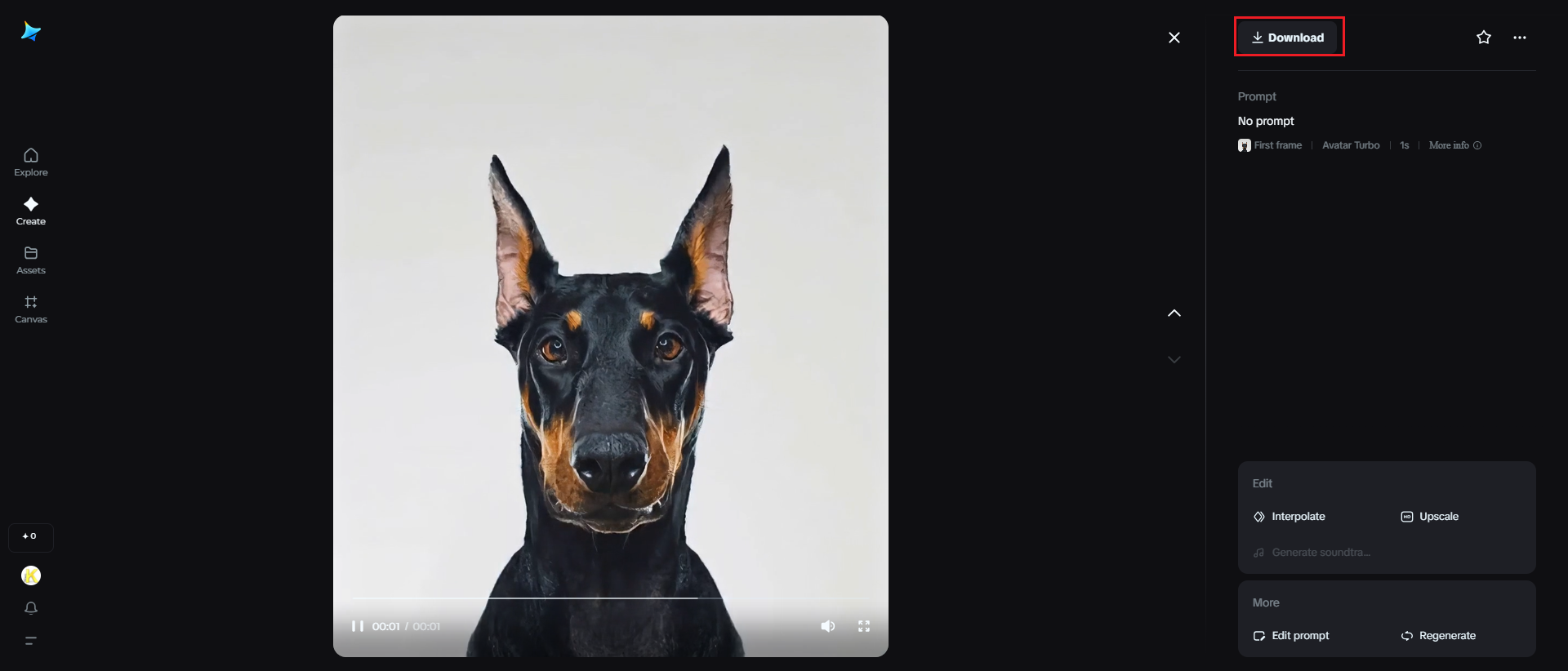 Descarga el video de tu mascota hablando