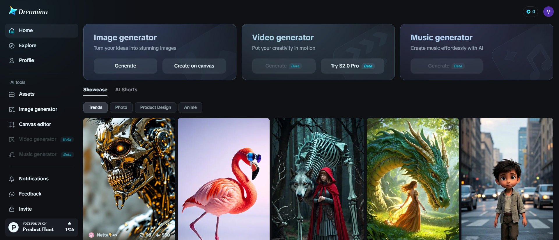 Interface ng generator ng email footer ng kumpanya ng Dreamina