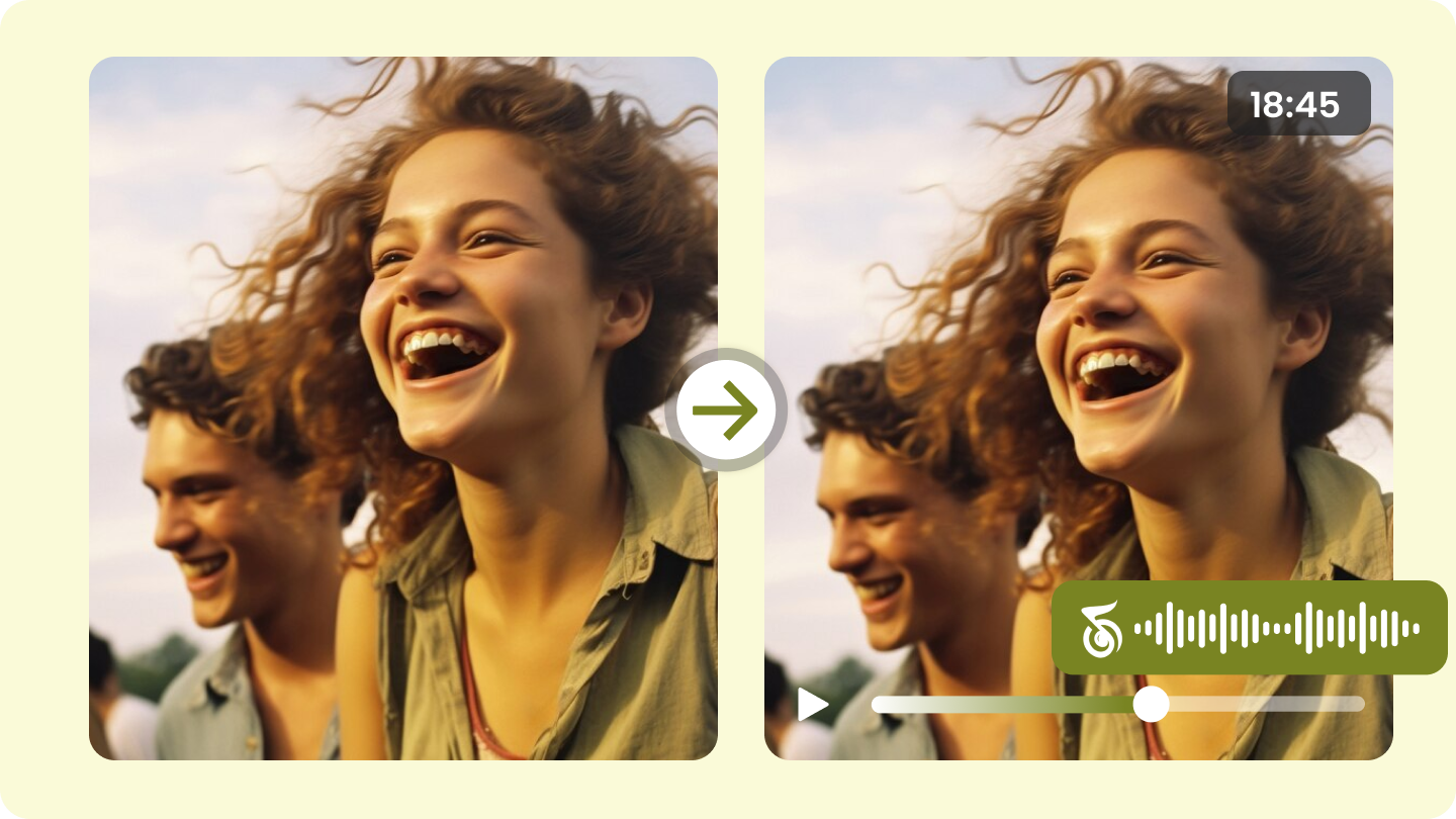 immagine al video maker con musica