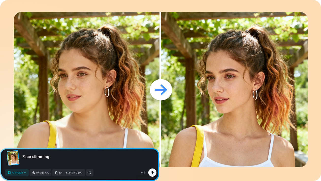 Portrait créatif avec IA