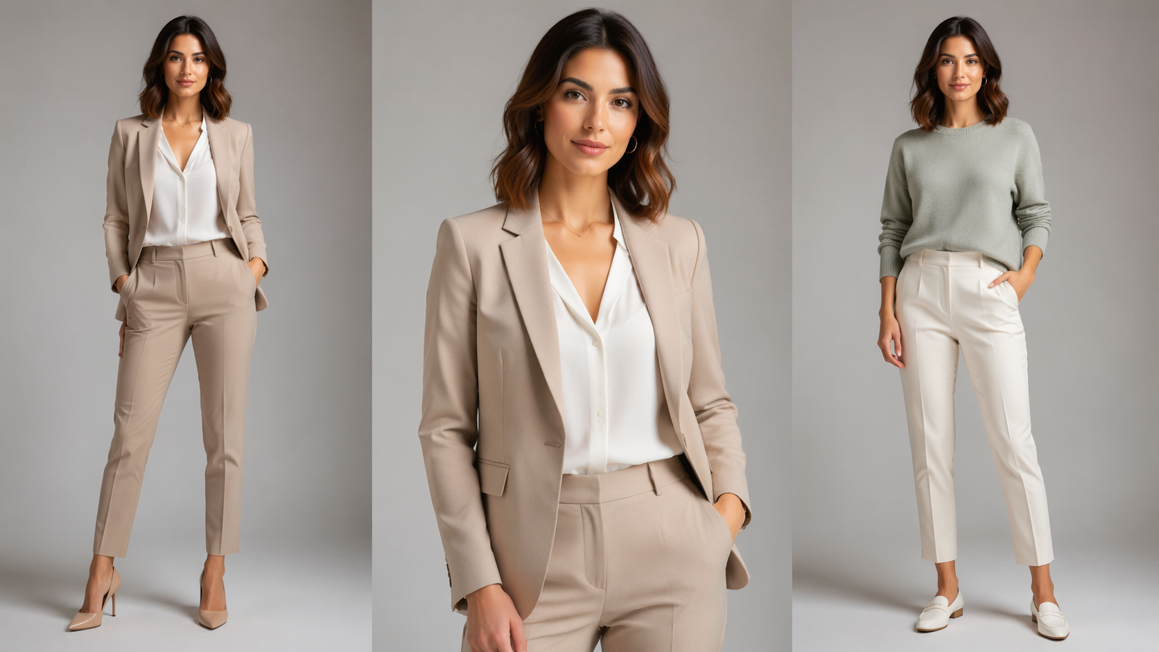 Dreamina ai clothing try on prompt example 4: Officewear preview