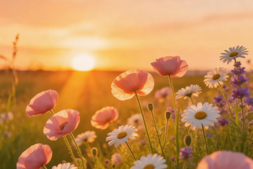 DSLR-Kamera zeigt ISO 100 bei Sonnenuntergang