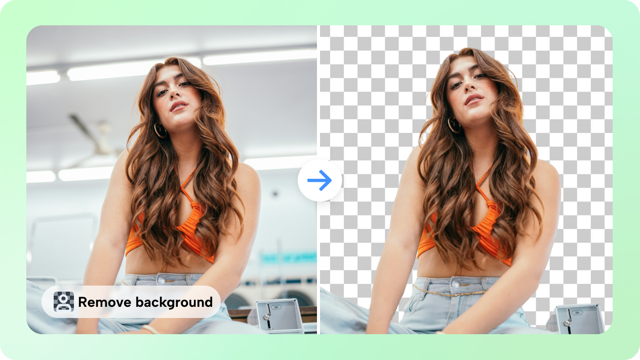 Remova o fundo de imagem no Dreamina