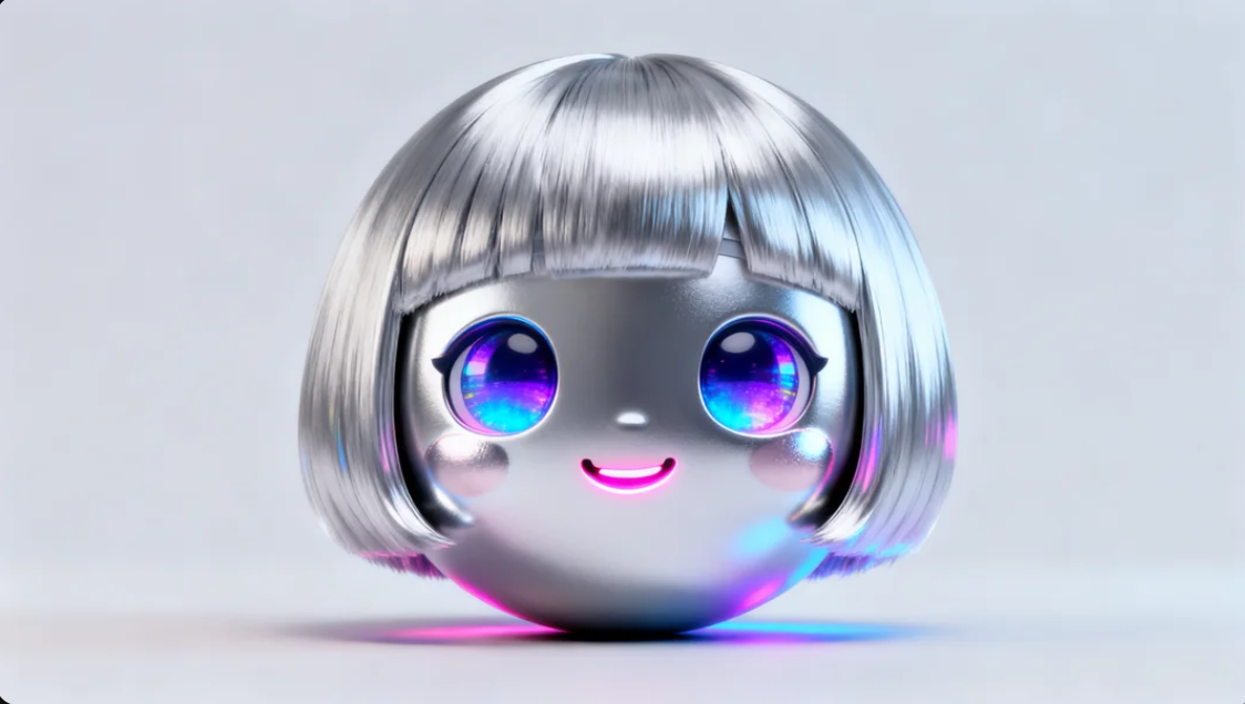 Futuristisches Emoji-Design für Gesichter