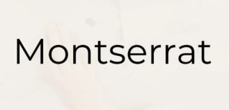 Carattere Montserrat
