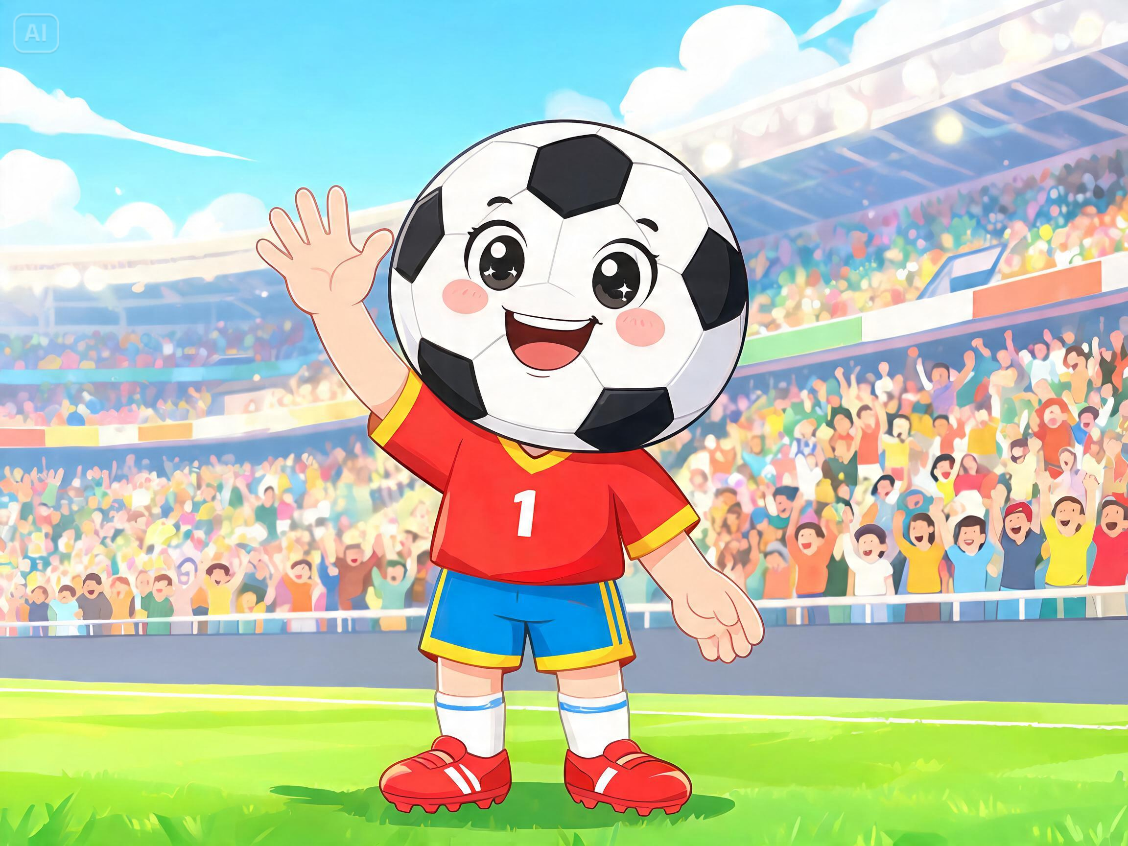 Prompt for a tournament mascot character 
