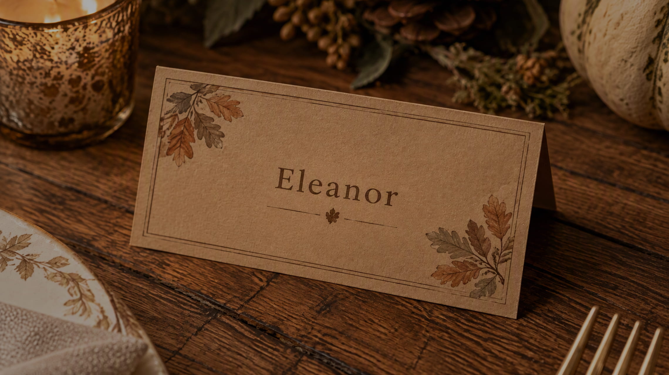 Place Card Template Generator For Creating Unique Event Cards