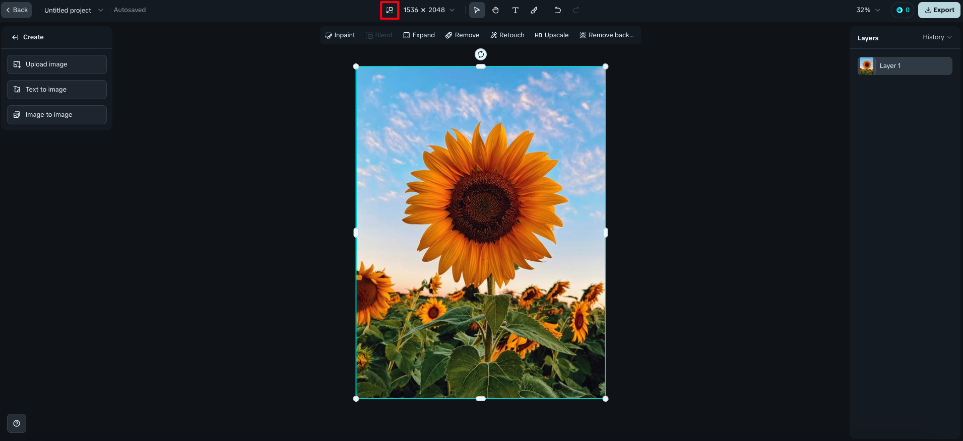 Upload an image