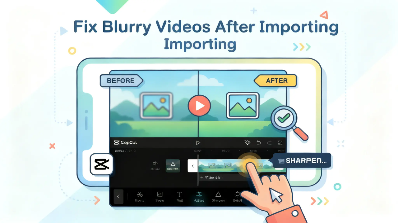 perbaiki video buram setelah mengimpor