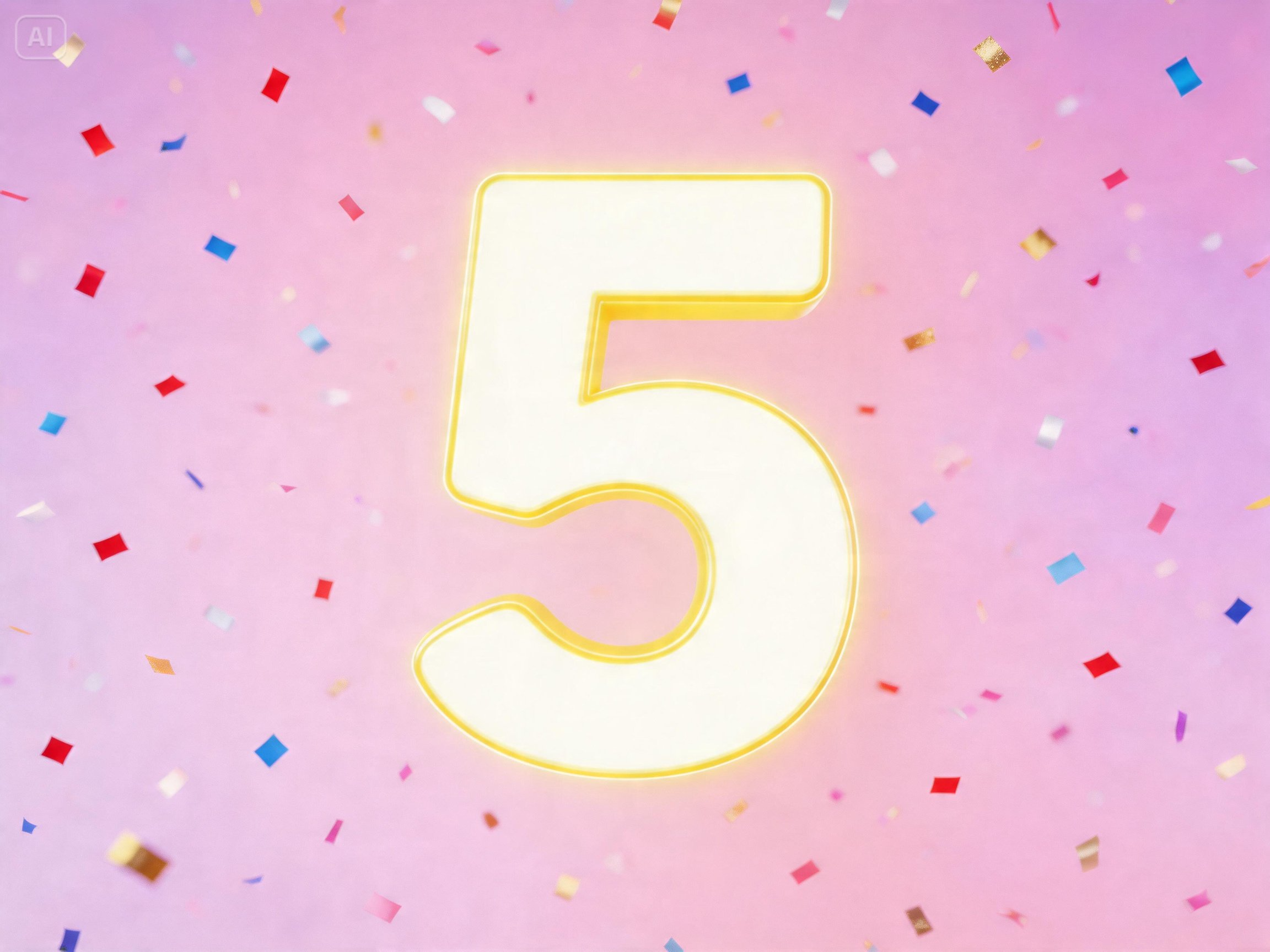 Birthday countdown video
