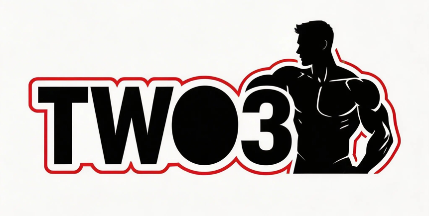 TWO 3 - best fitness logo design
