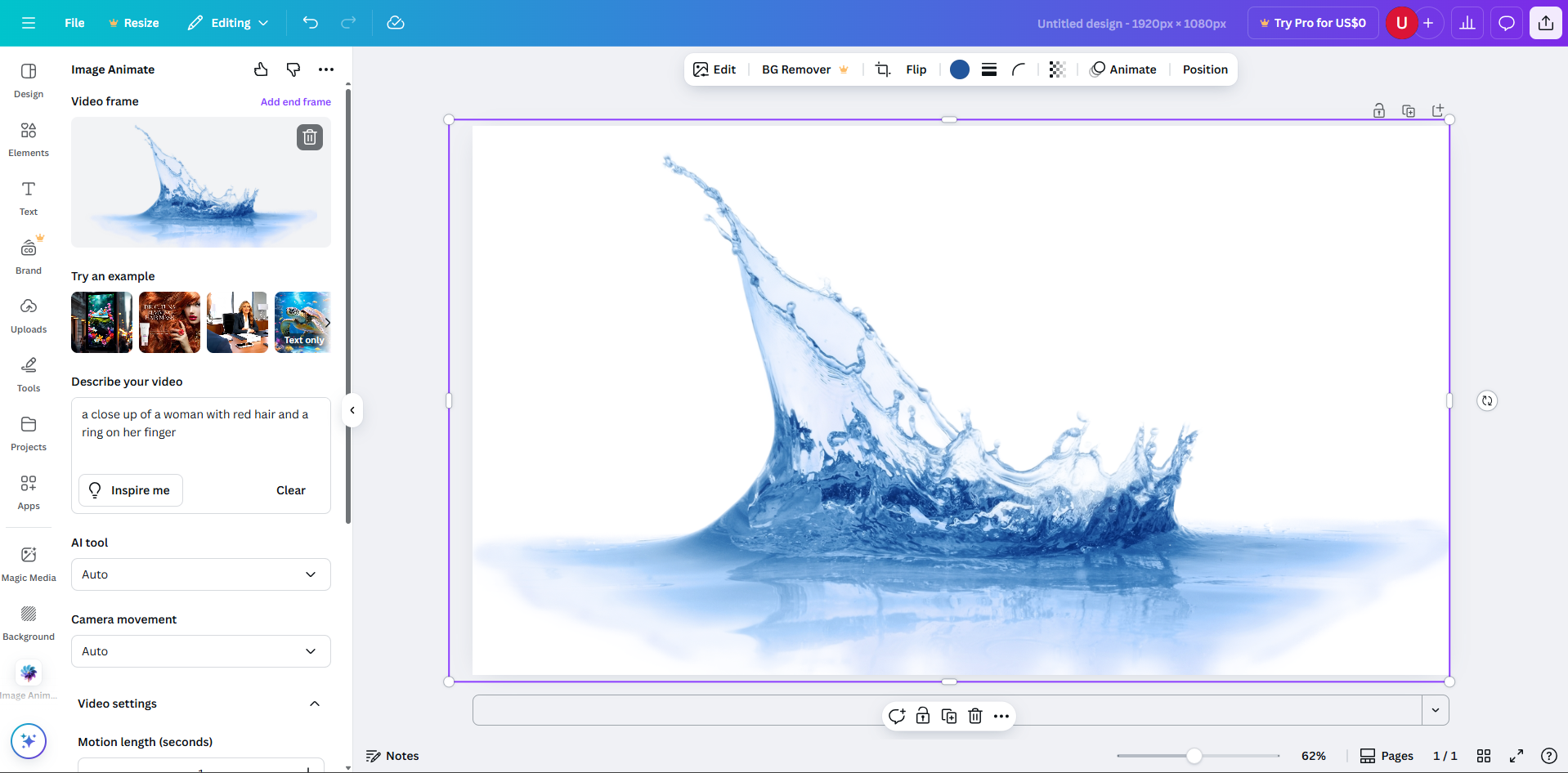 Chuyển đổi hình ảnh thành video bằng hình ảnh Canva thành video