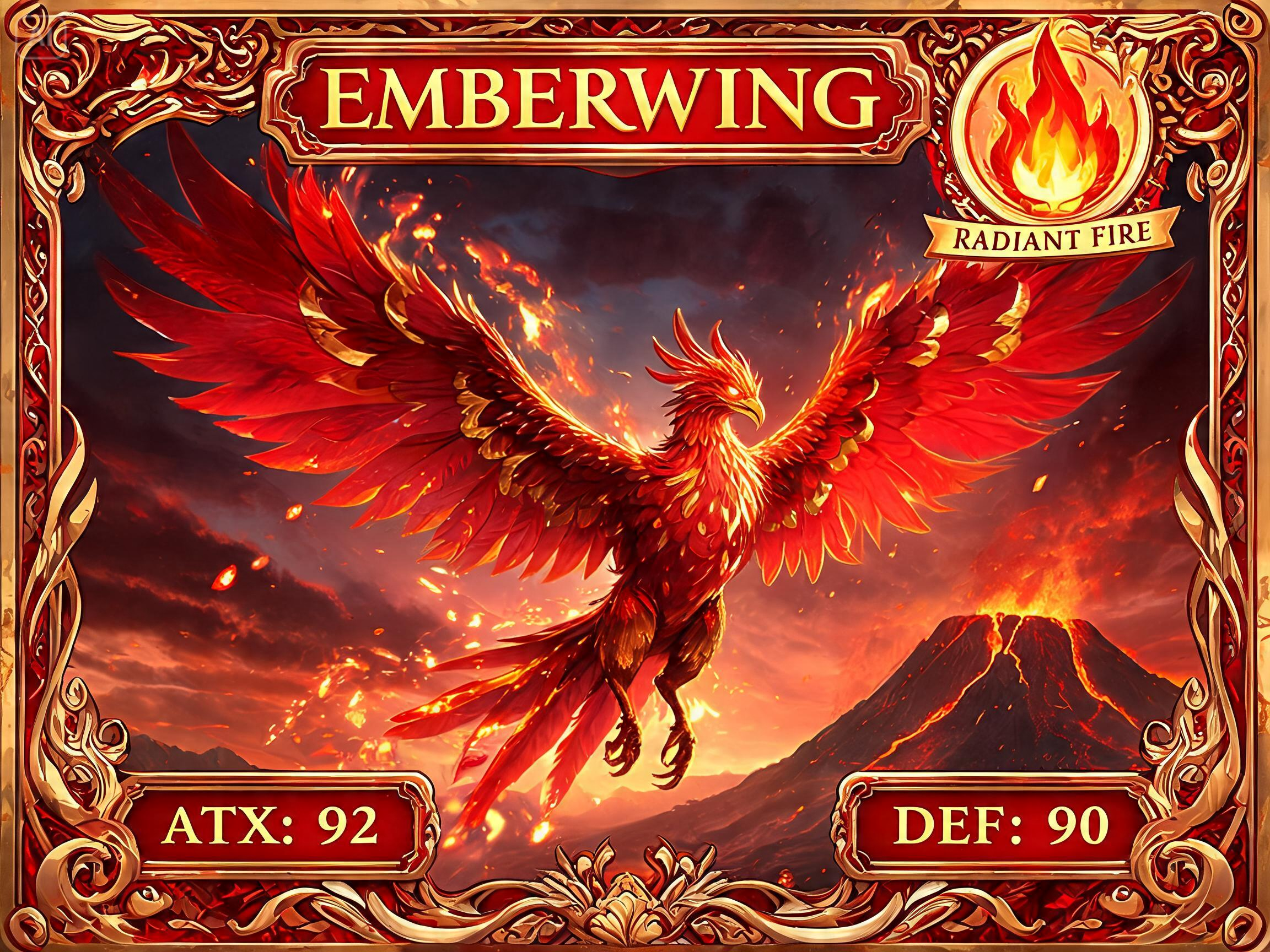 Prompt for a legendary fantasy hero card