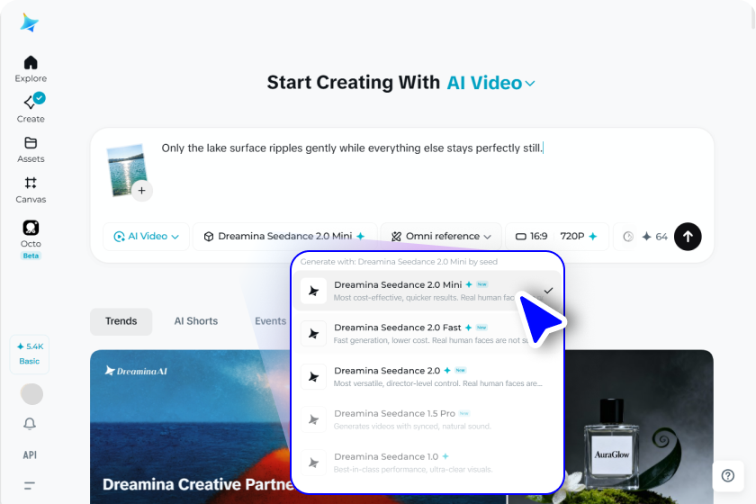 Choose settings and generate