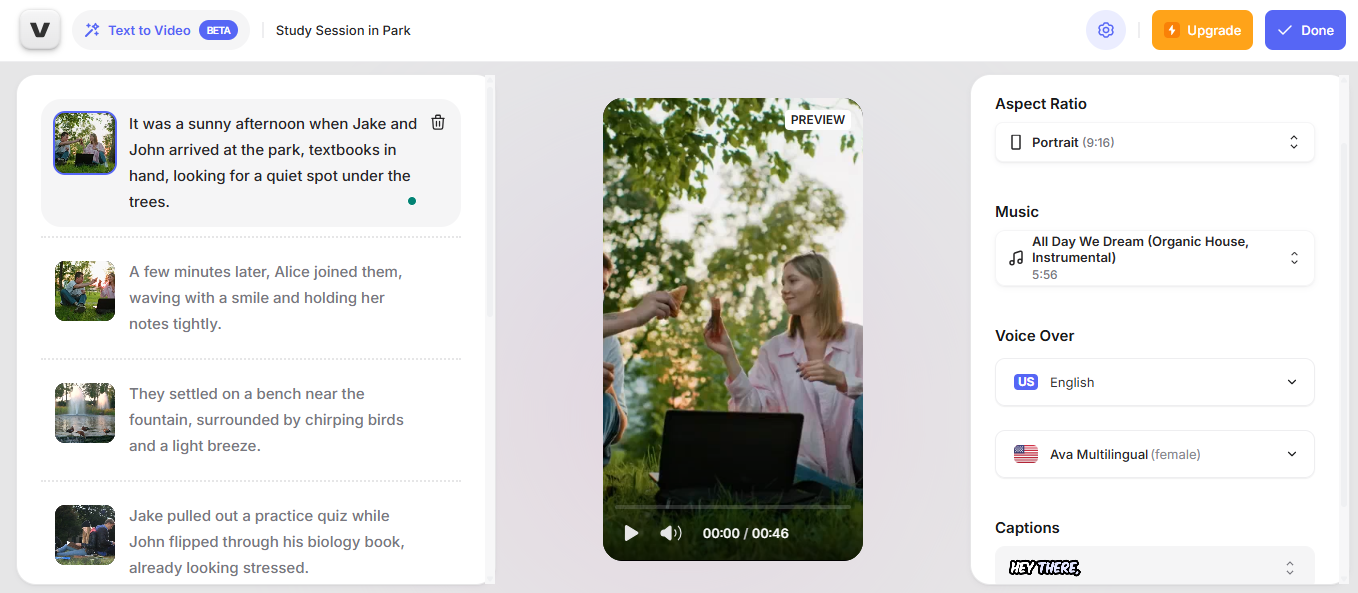 Video formatını ve stilini seçin