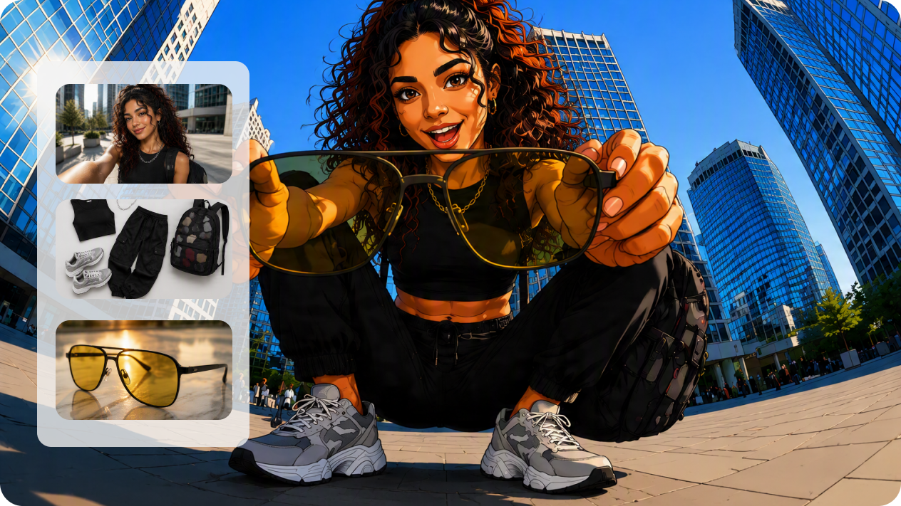 Remix multiple references into one cohesive image