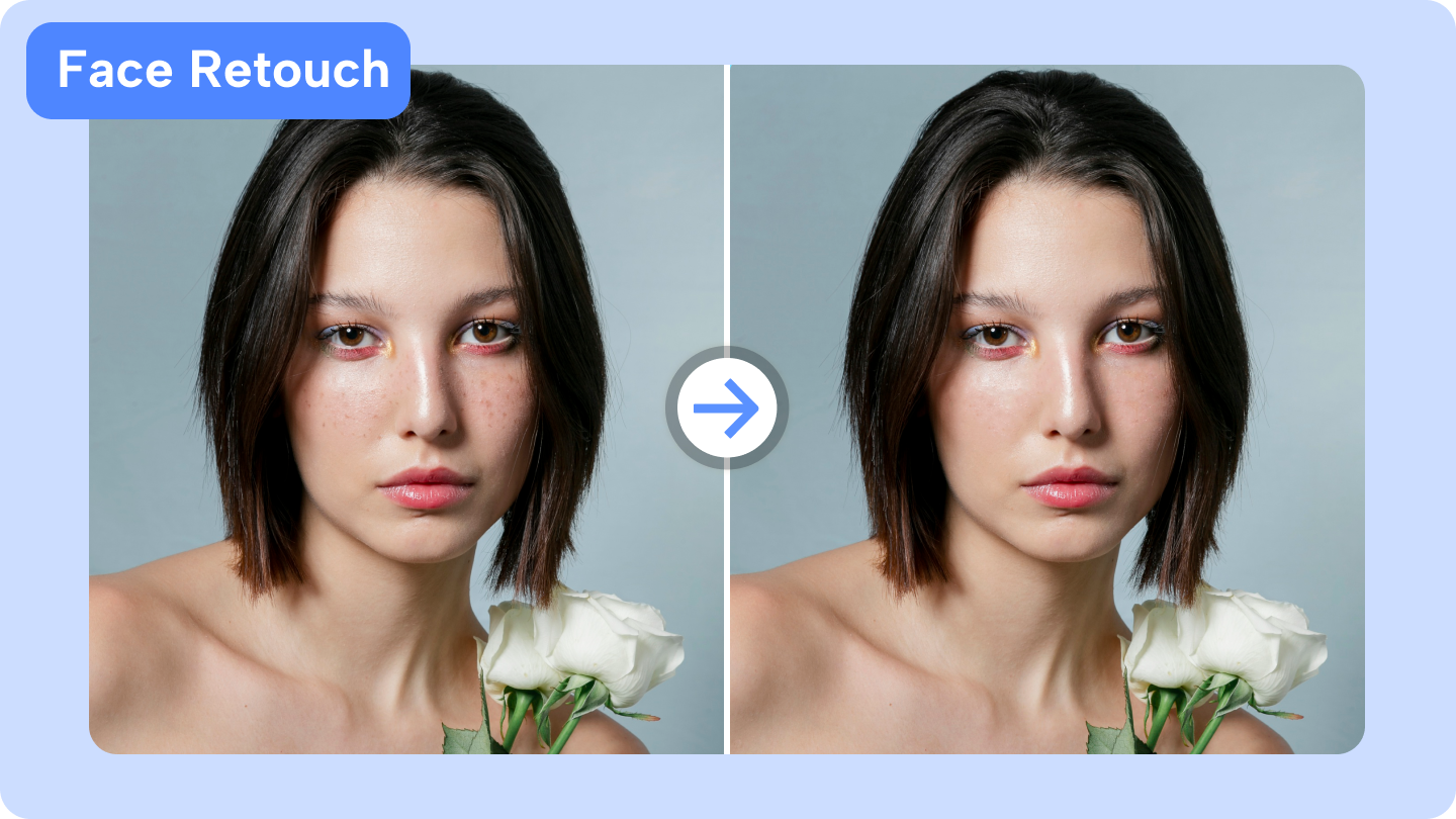 retouche du visage