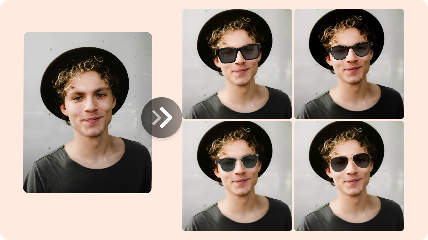 add glasses to photo
