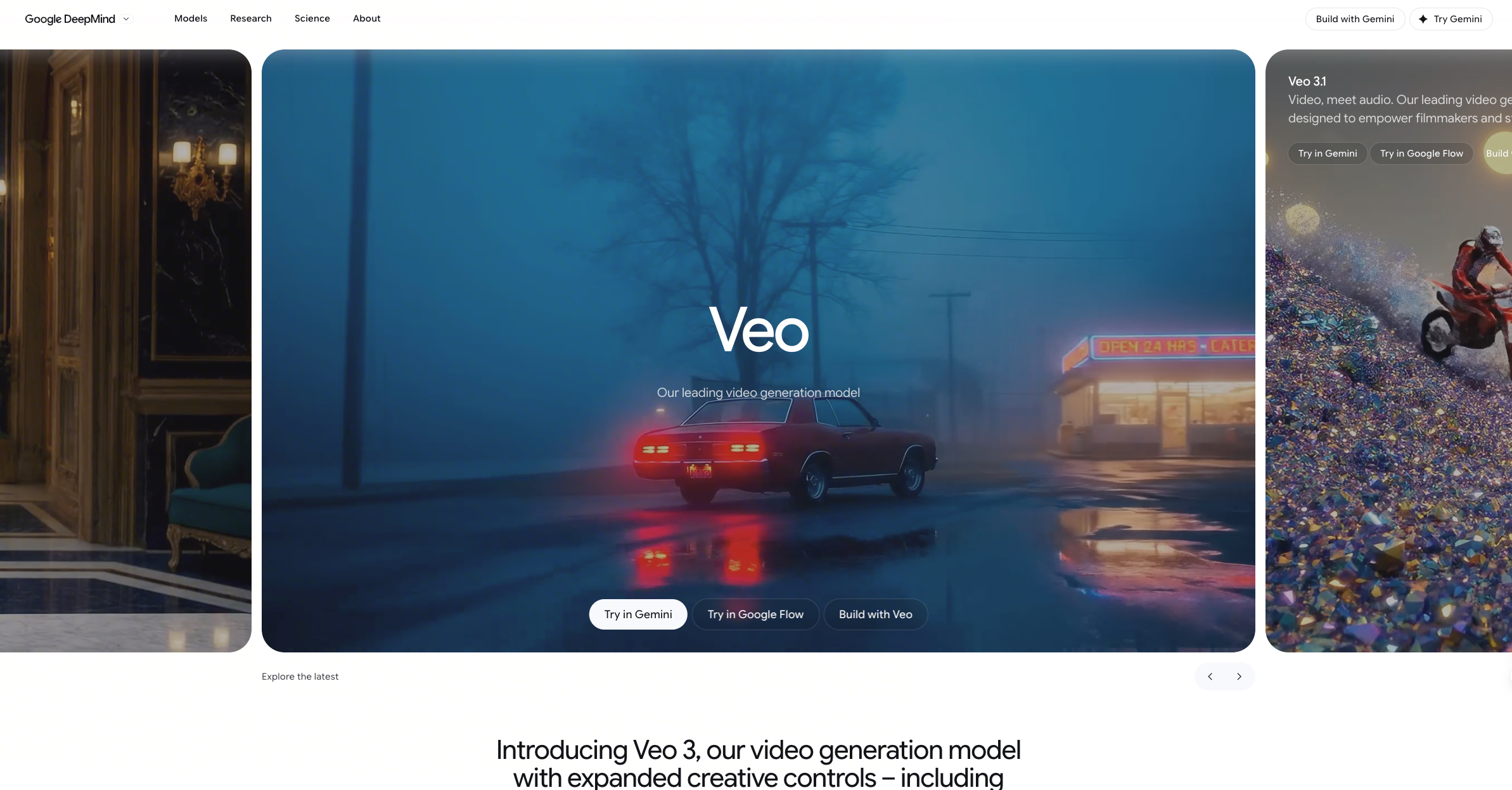 3. Google Veo 3.1 — best for cinematic realism and native audio