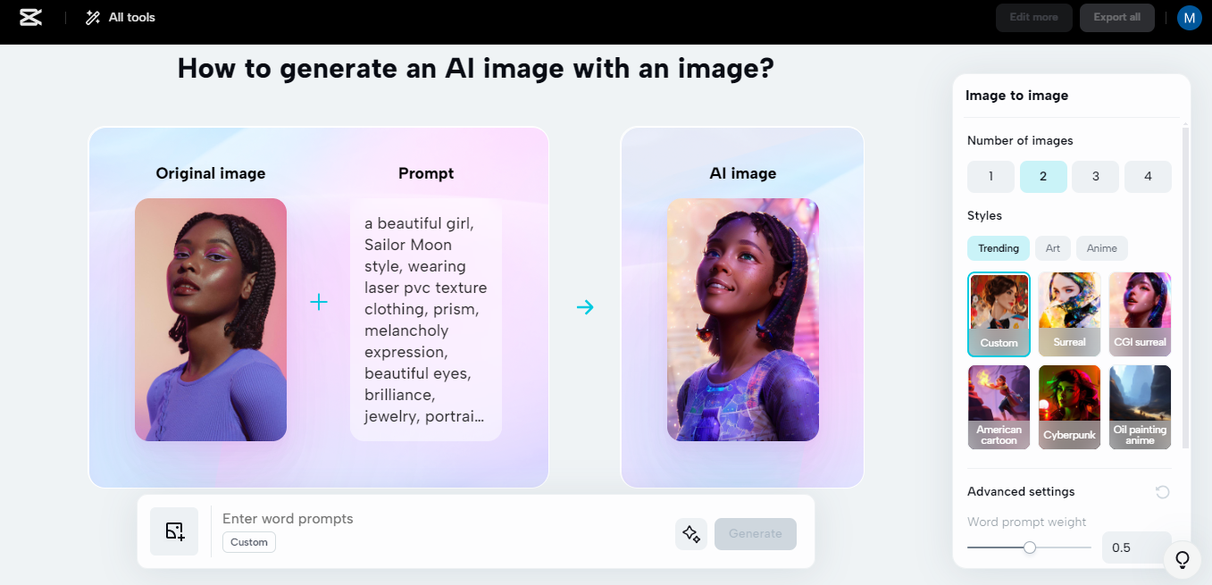 موجه → صورة الاصطناعية → روبوت التصور خط أنابيب الرسم البياني
