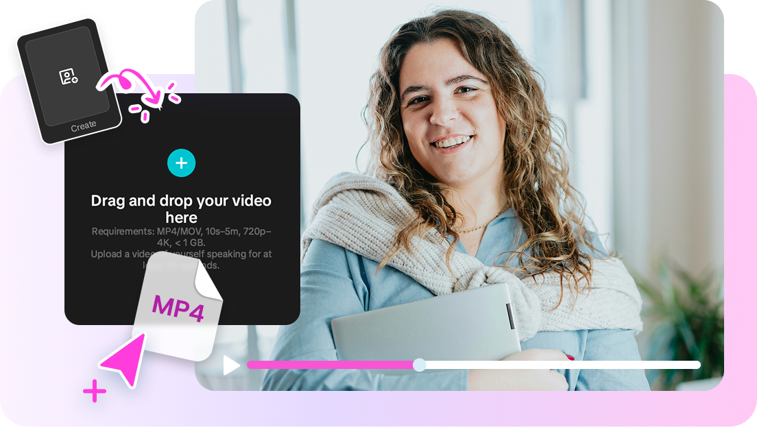 Transforme o vídeo com o IA gerador de avatar do CapCut