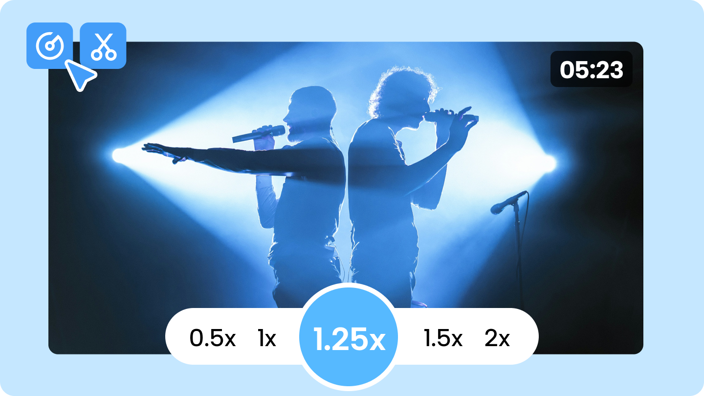 Online audio speed changer