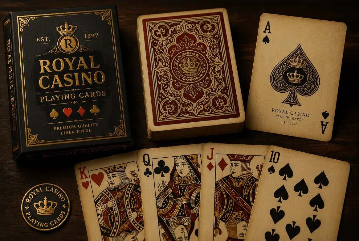Richiesta di un mazzo vintage in stile casinò