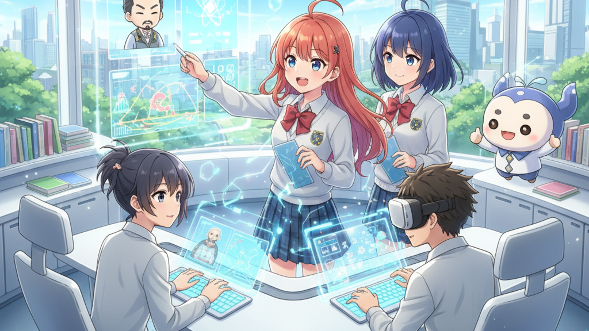 Głos AI Sory Takenouchi w stylu anime w nauczaniu elektronicznym