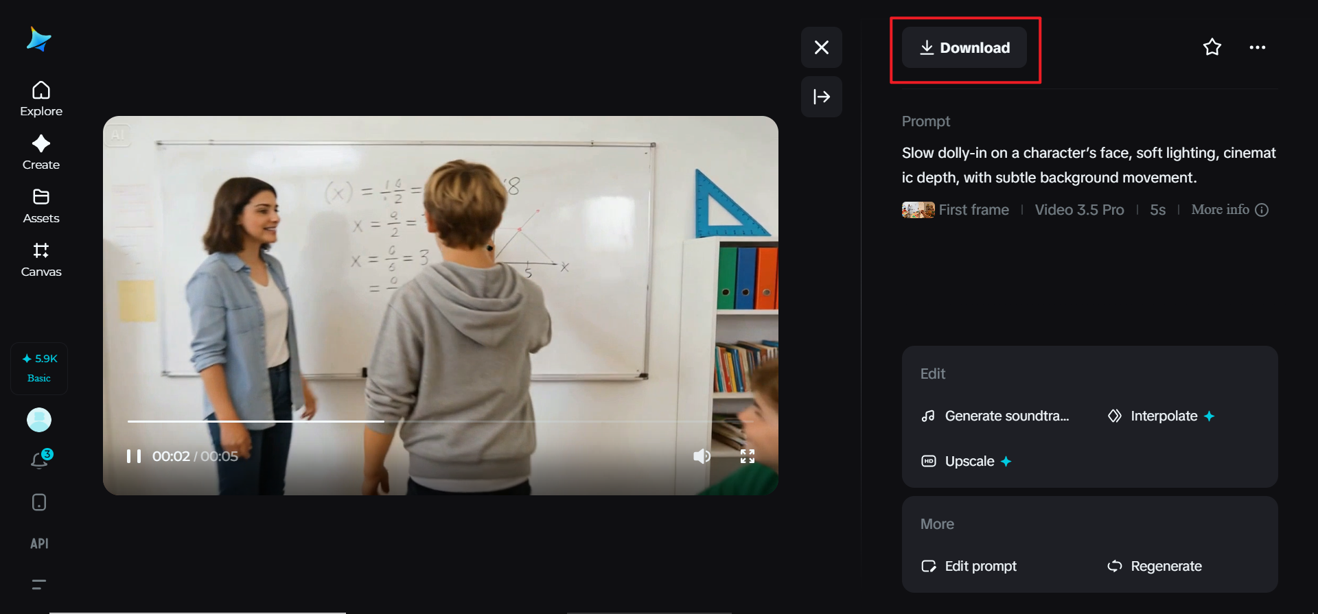 Unduh video Anda