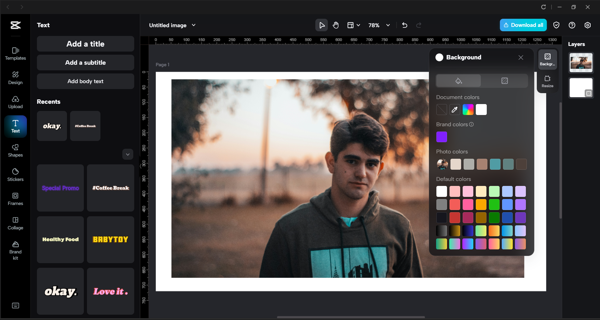 Bearbeiten des Bildhintergrunds mit dem CapCut Desktop-Video-Editor