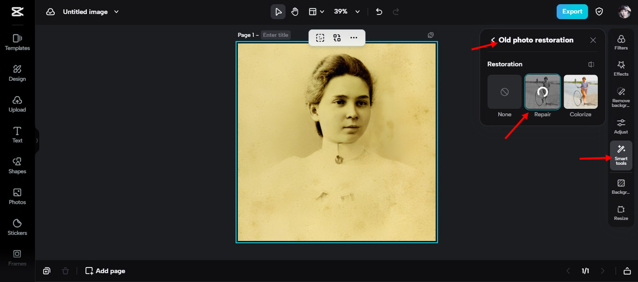 fix your old photo