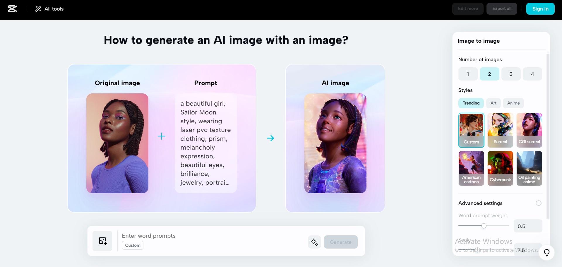 Let the creativity flow-upload image