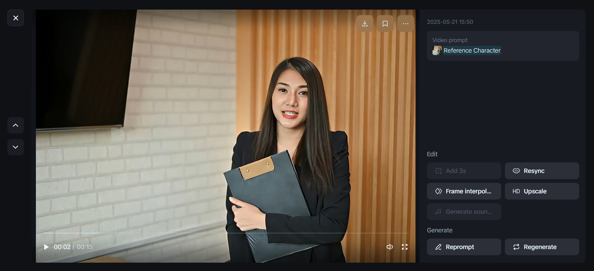 Professionelles Spokespoken-Lippensynchronisationsvideo