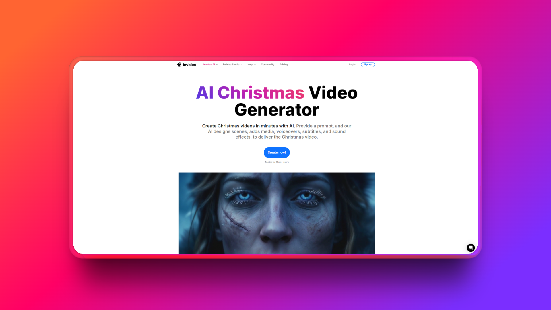 Karácsonyi AI videók készítése az InVideo segítségével
