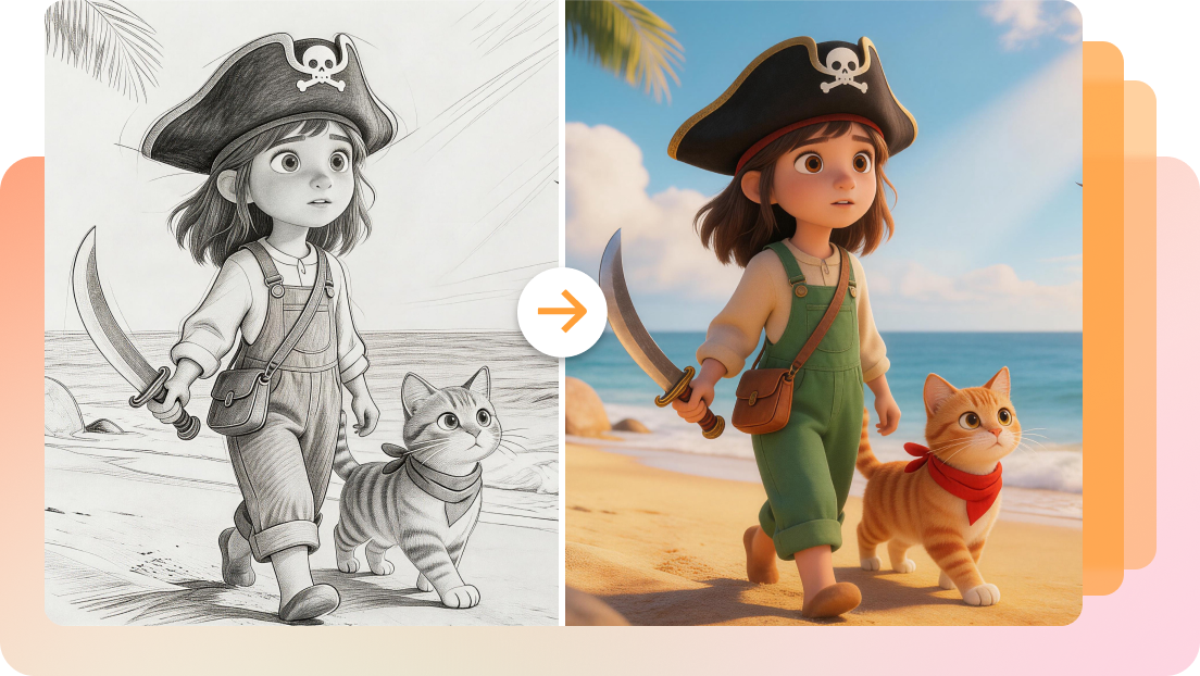 Transforma bocetos aproximados en ilustraciones pulidas